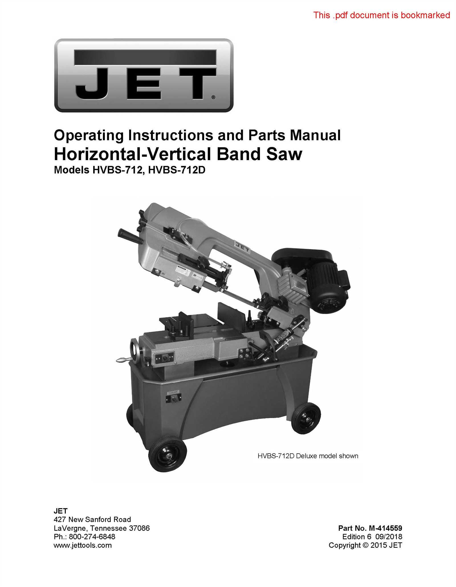 jet band saw parts diagram