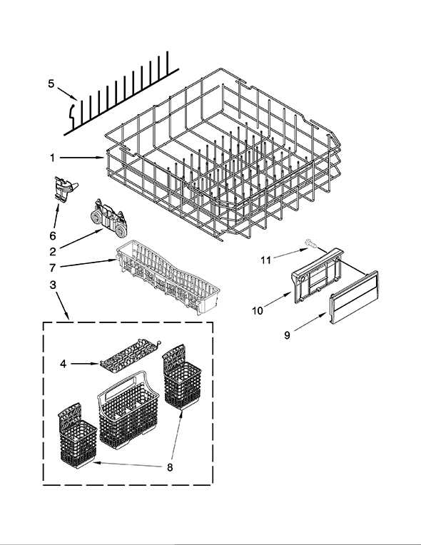 kenmore ultra wash dishwasher parts diagram