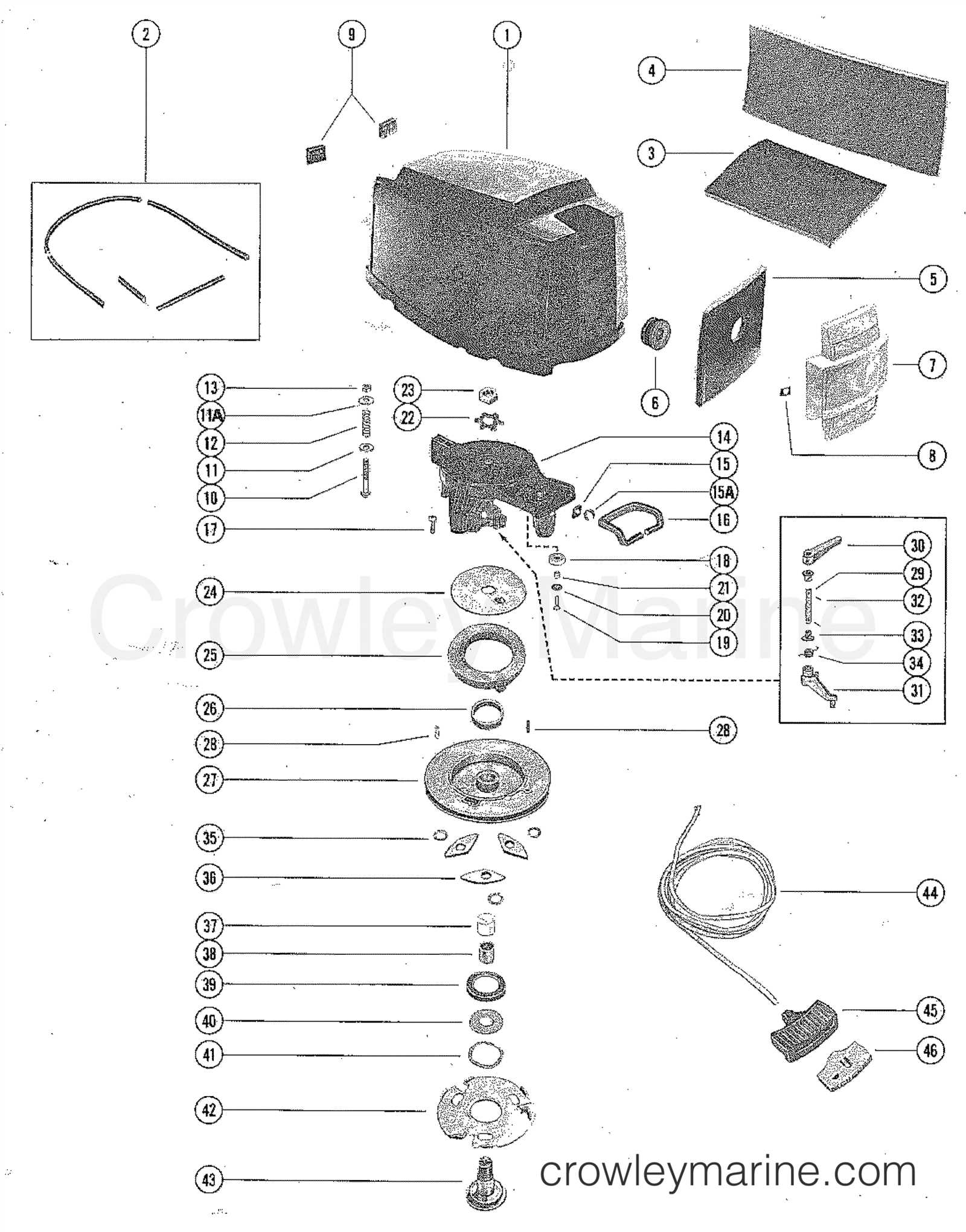 mercury 110 9.8 parts diagram