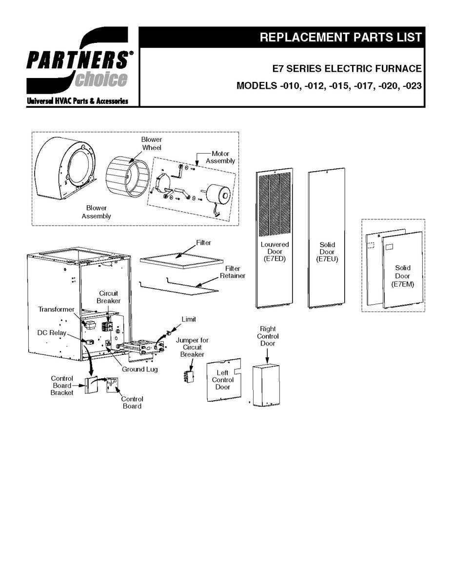 nordyne furnace parts diagram