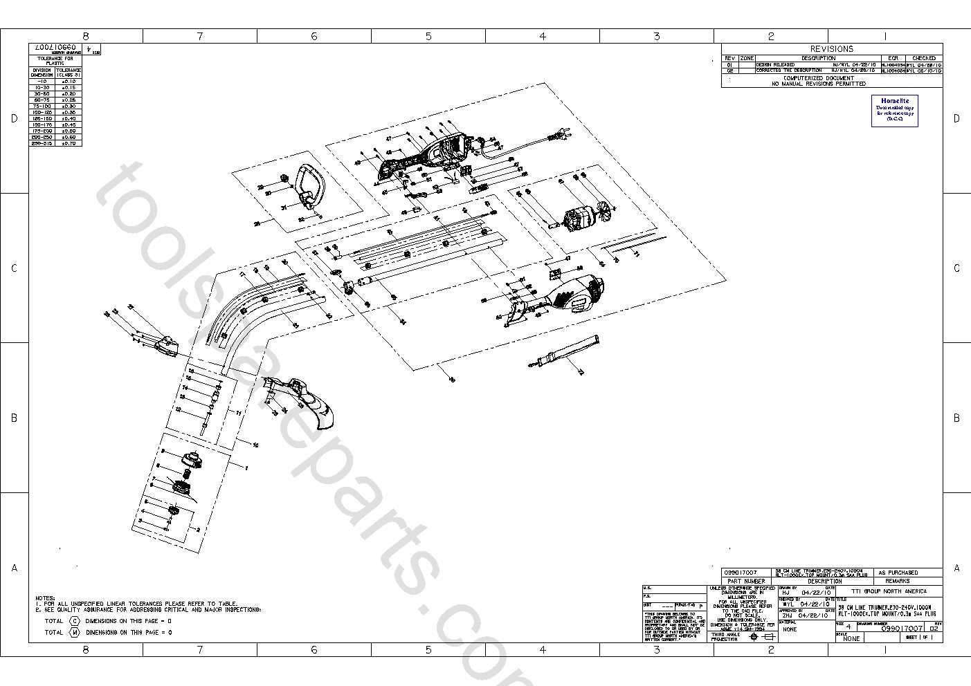 ryobi expand it parts diagram