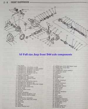 dana 30 parts diagram