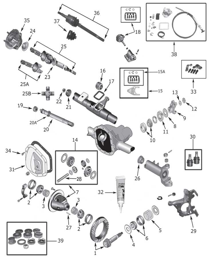 jeep cherokee diagram of parts