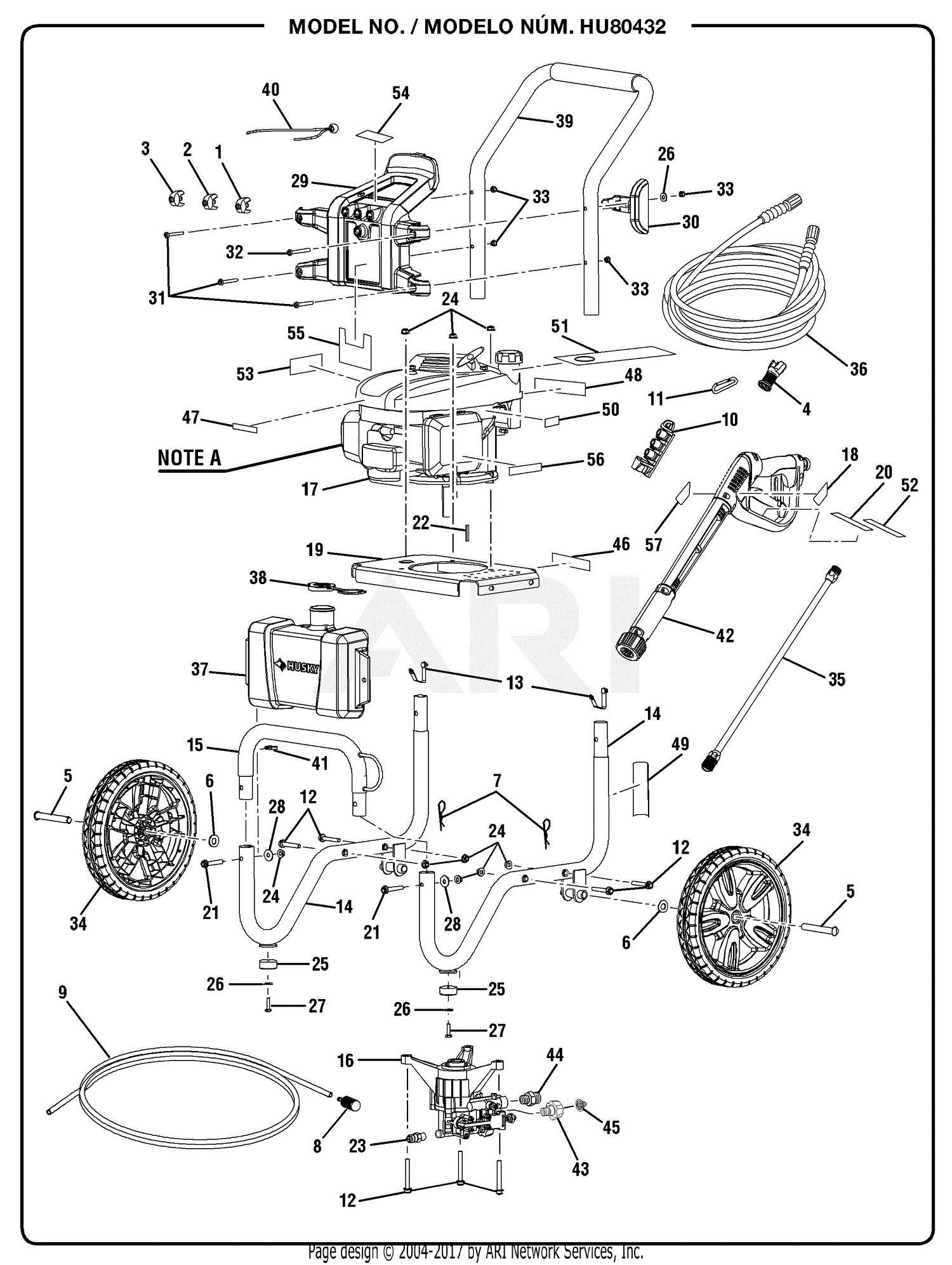 alkota pressure washer parts diagram