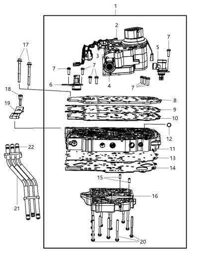 chrysler town and country parts diagram