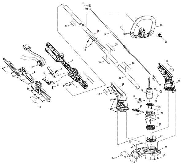 ryobi 40v trimmer parts diagram