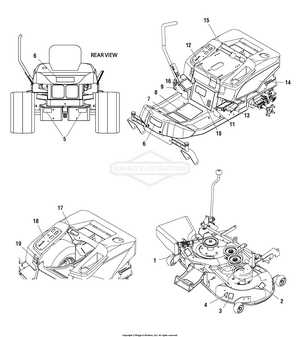 murray 42 inch deck parts diagram