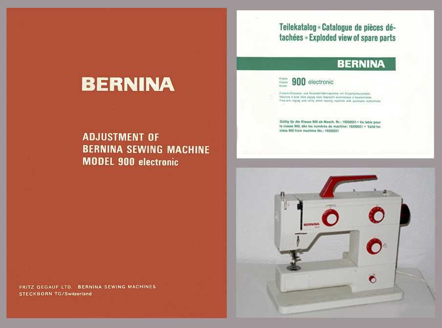 bernina sewing machine diagram of parts