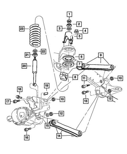 2nd gen dodge ram steering parts diagram