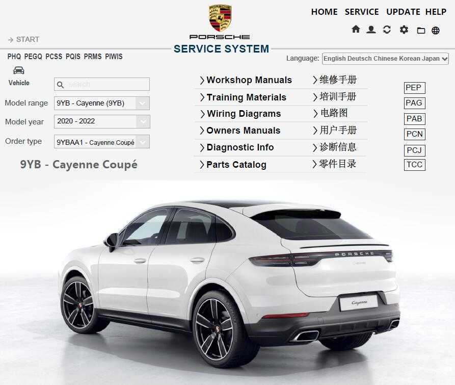 porsche cayenne parts diagram