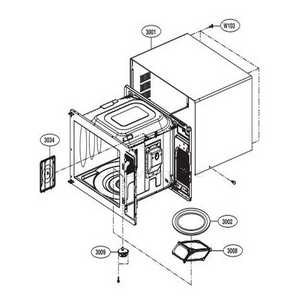 kenmore microwave parts diagram