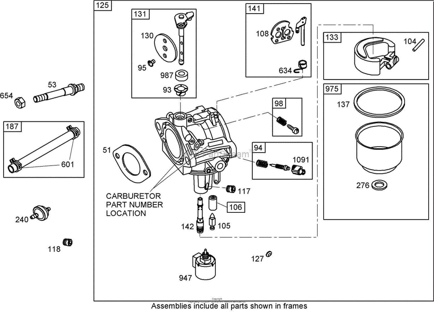 keihin carburetor parts diagram