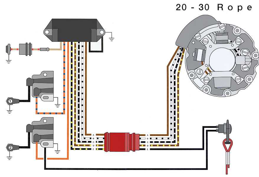 25 hp johnson outboard parts diagram