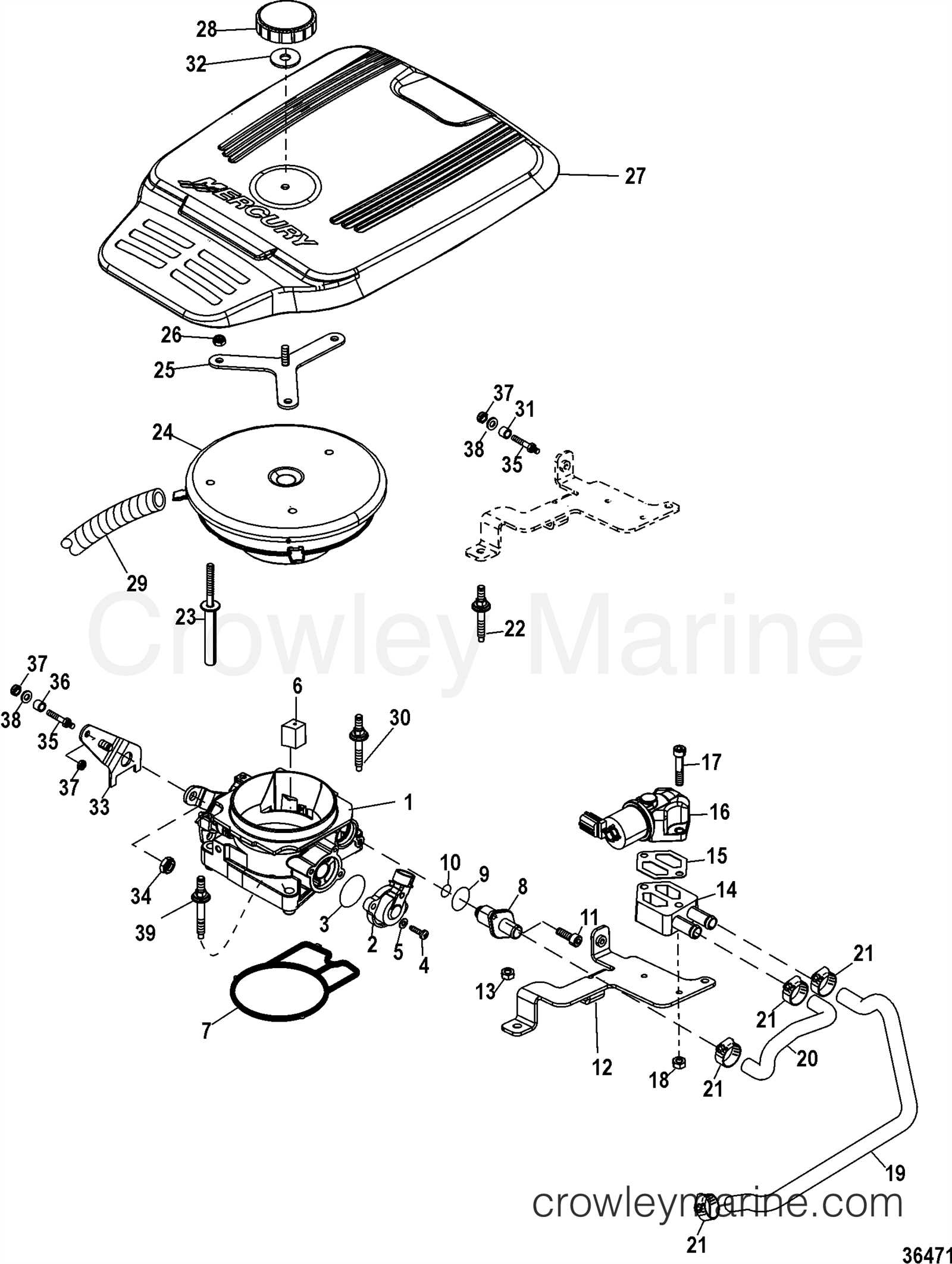 4.3 mercruiser engine parts diagram