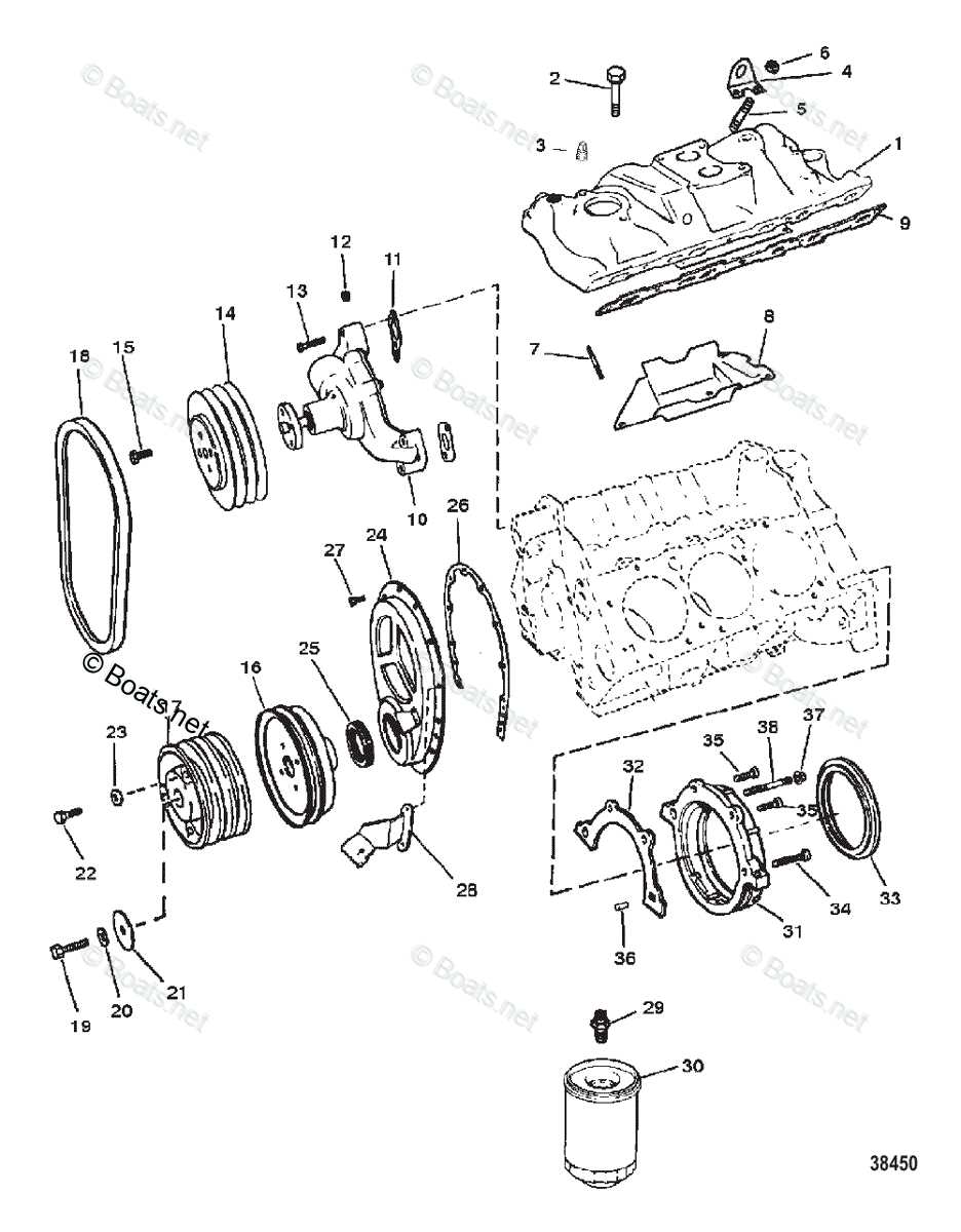 4.3 mercruiser engine parts diagram