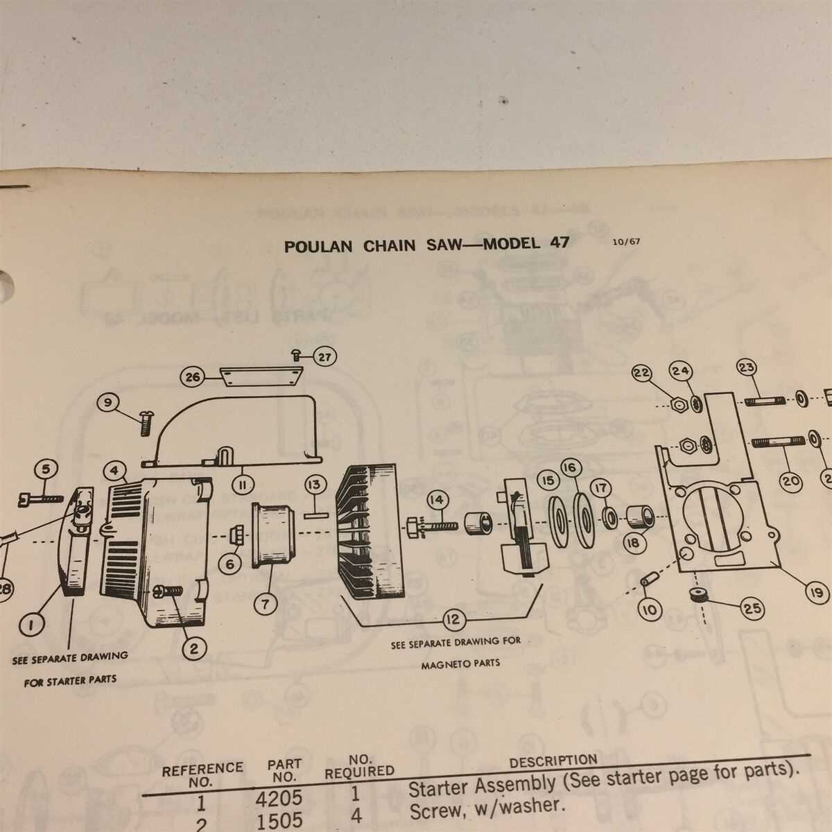 42cc craftsman chainsaw parts diagram