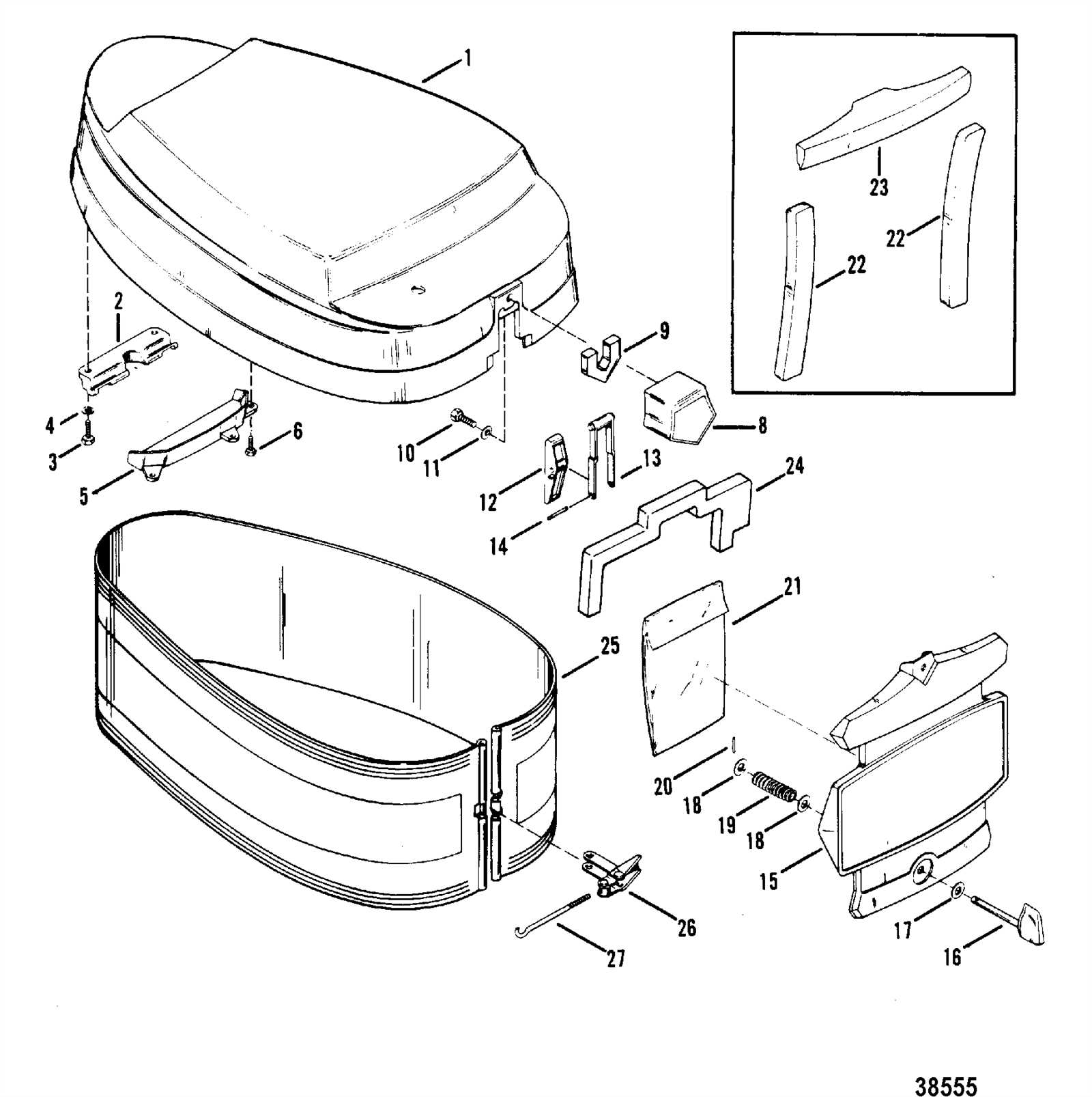 50 hp mercury outboard parts diagram