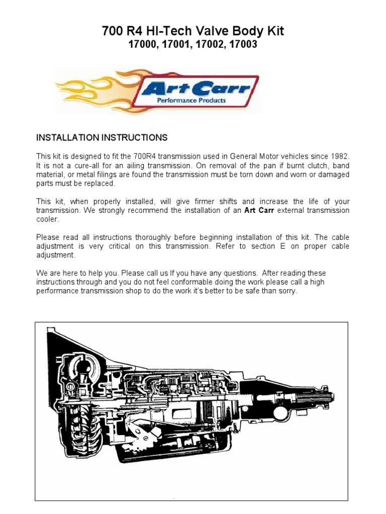 700r4 parts diagram