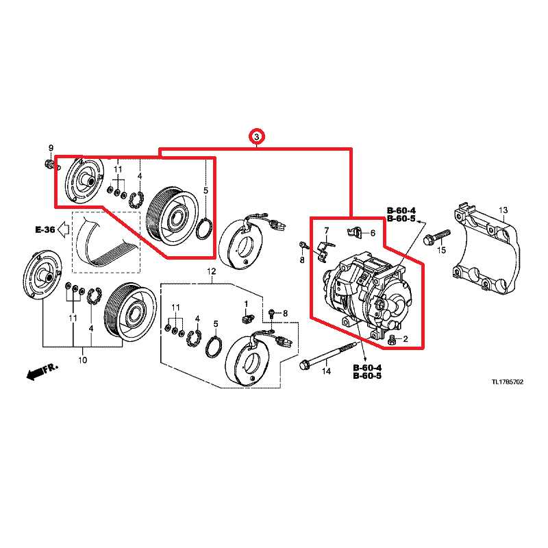 ac compressor parts diagram