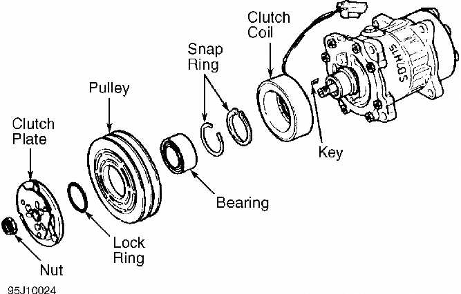 ac compressor parts diagram