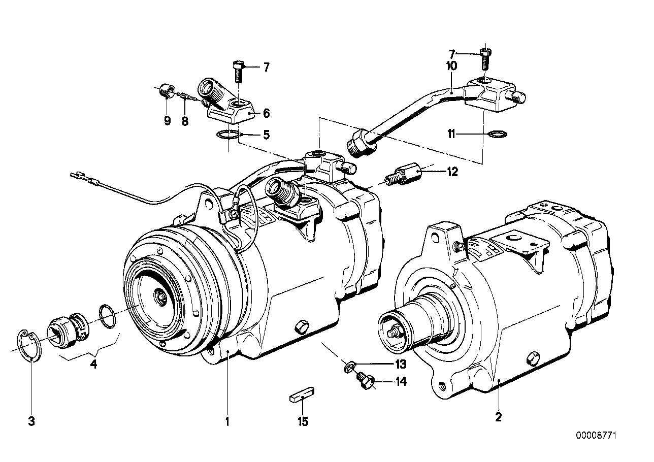 ac compressor parts diagram