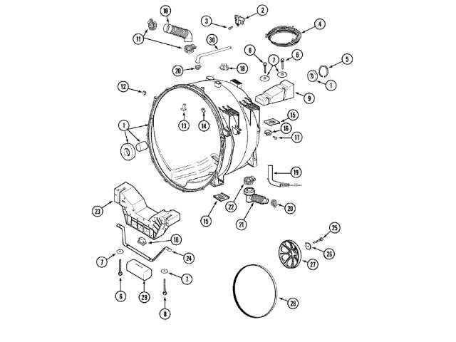 admiral washing machine parts diagram