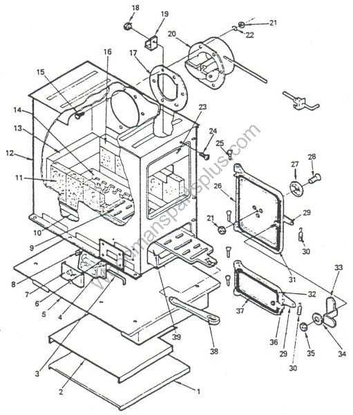 alaska coal stove parts diagram