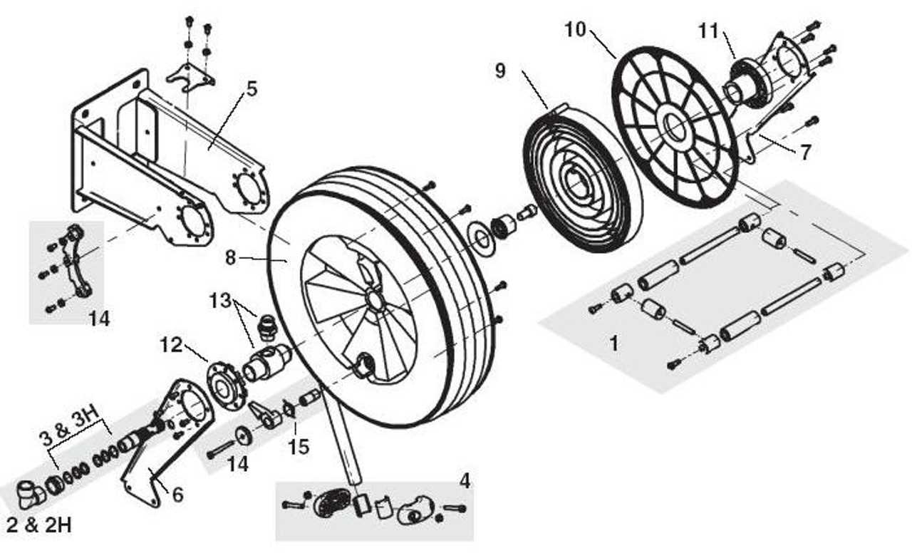 ames hose reel parts diagram