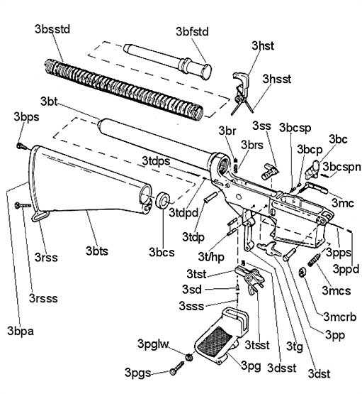 ar gun parts diagram