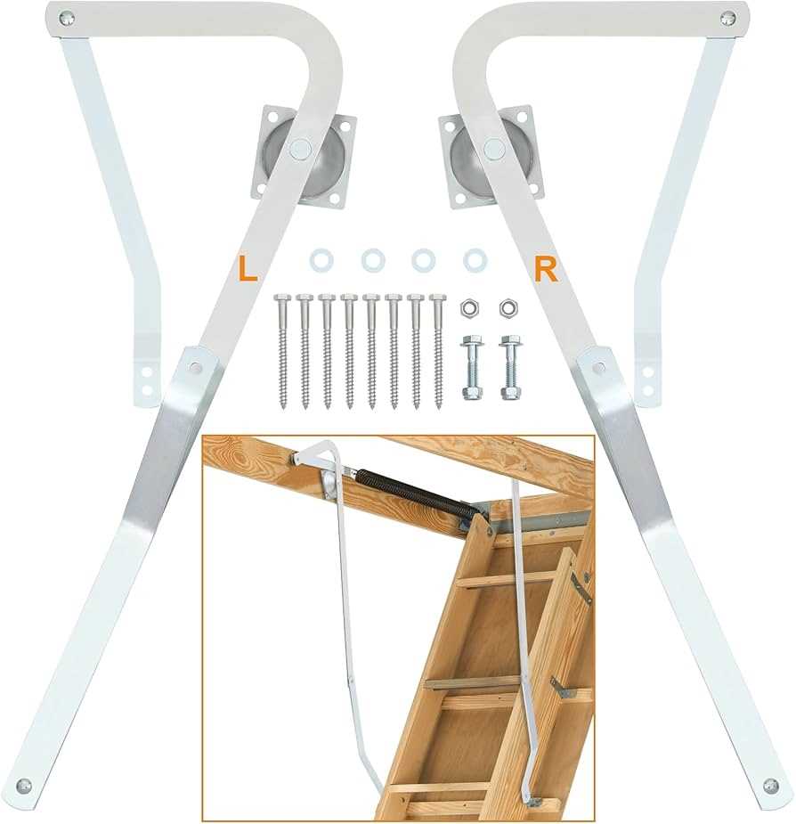 attic ladder parts diagram