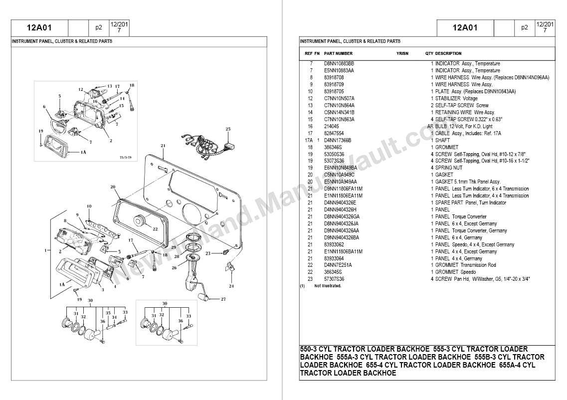 backhoe parts diagram