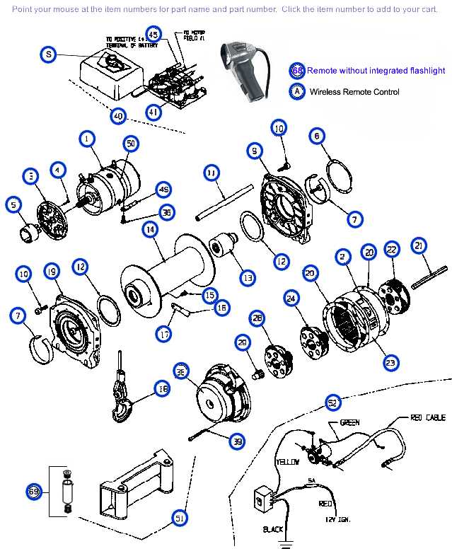 badlands winch parts diagram