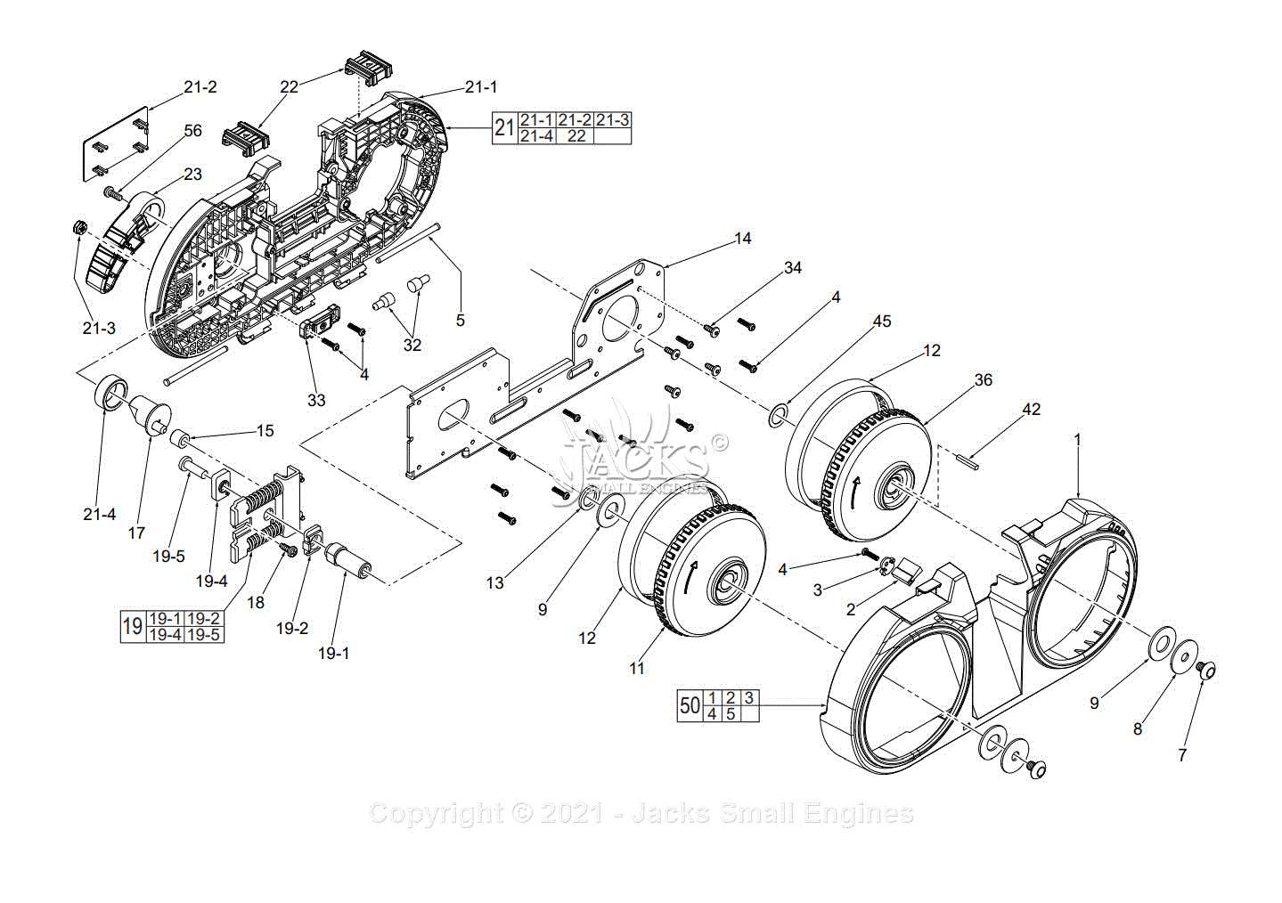 bandsaw parts diagram