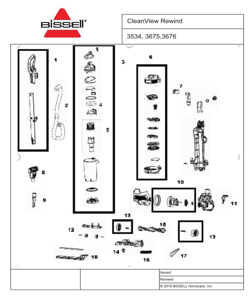 bissell carpet cleaner parts diagram