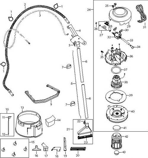 bissell little green machine parts diagram