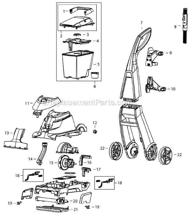 bissell model 2112 parts diagram