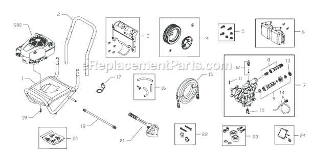 black max pressure washer parts diagram