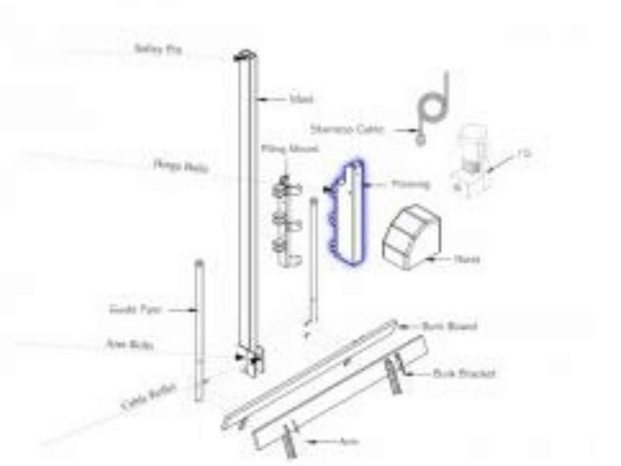 boat lift parts diagram