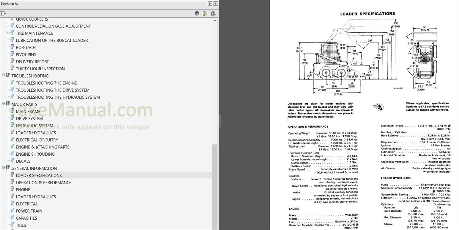 bobcat 610 parts diagram