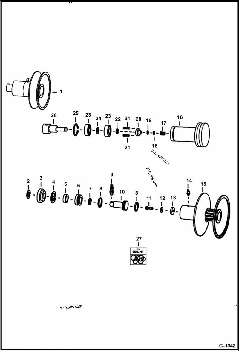 bobcat 610 parts diagram