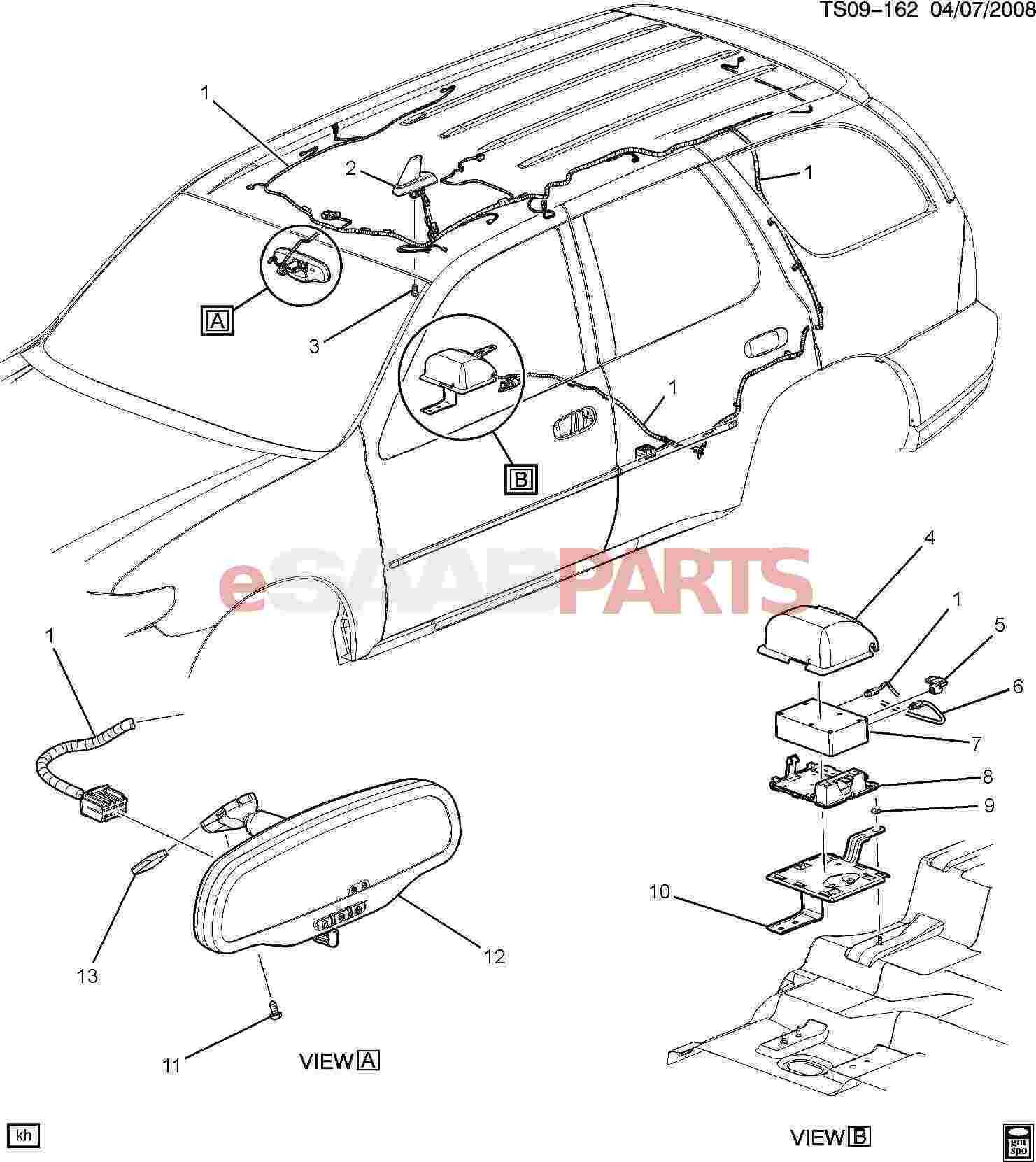 body gmc yukon parts diagram