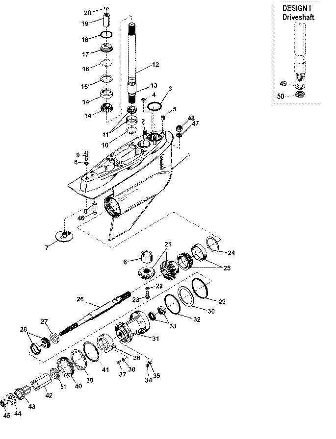 bravo 1 outdrive parts diagram