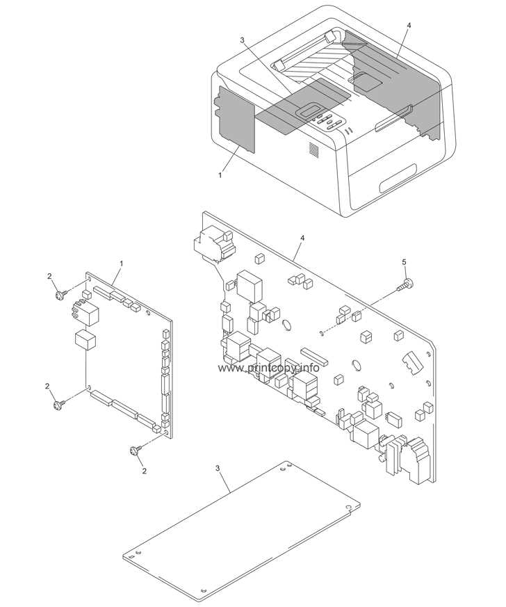 brother printer parts diagram