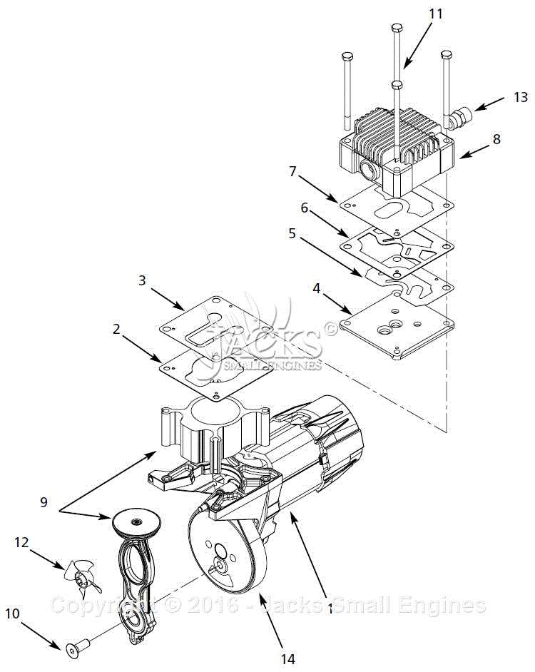 campbell hausfeld air compressor parts diagram