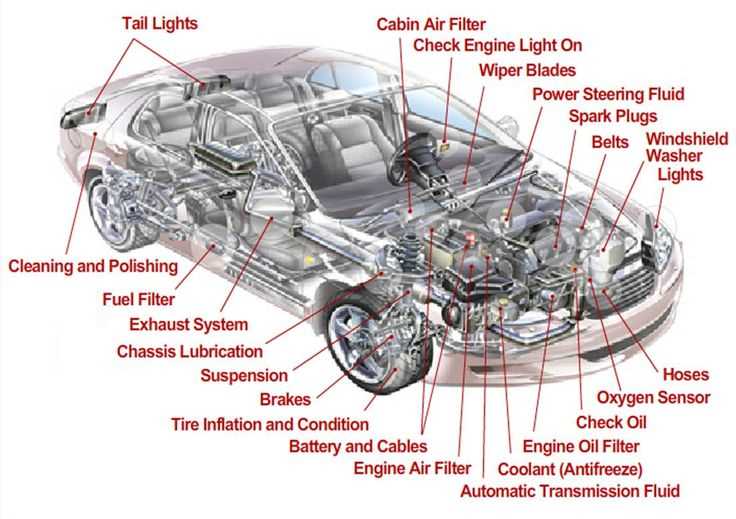 car diagram parts