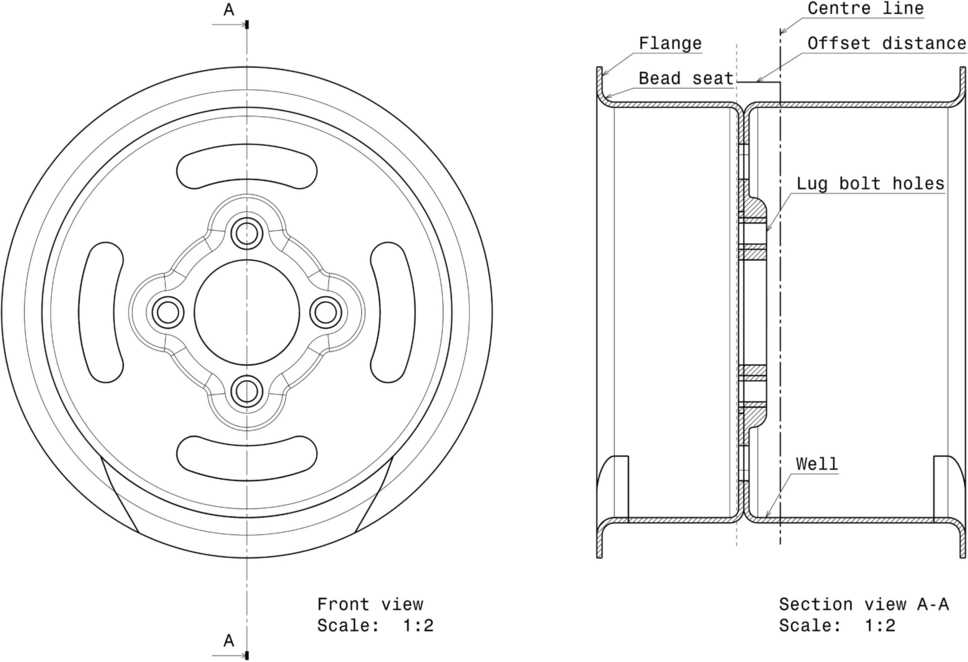 car wheel parts diagram