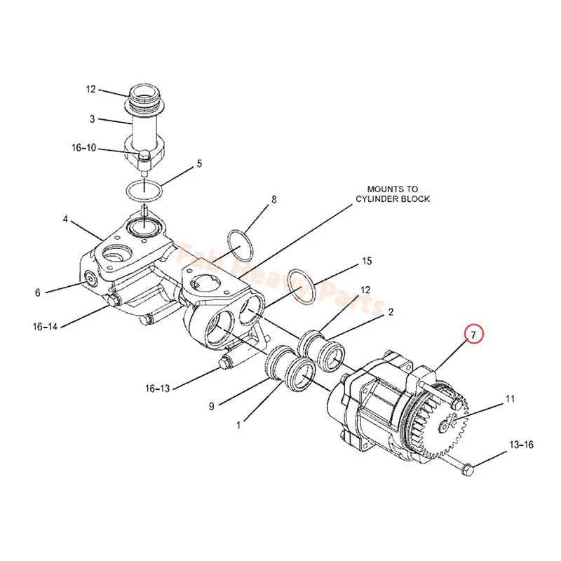 cat c13 parts diagram