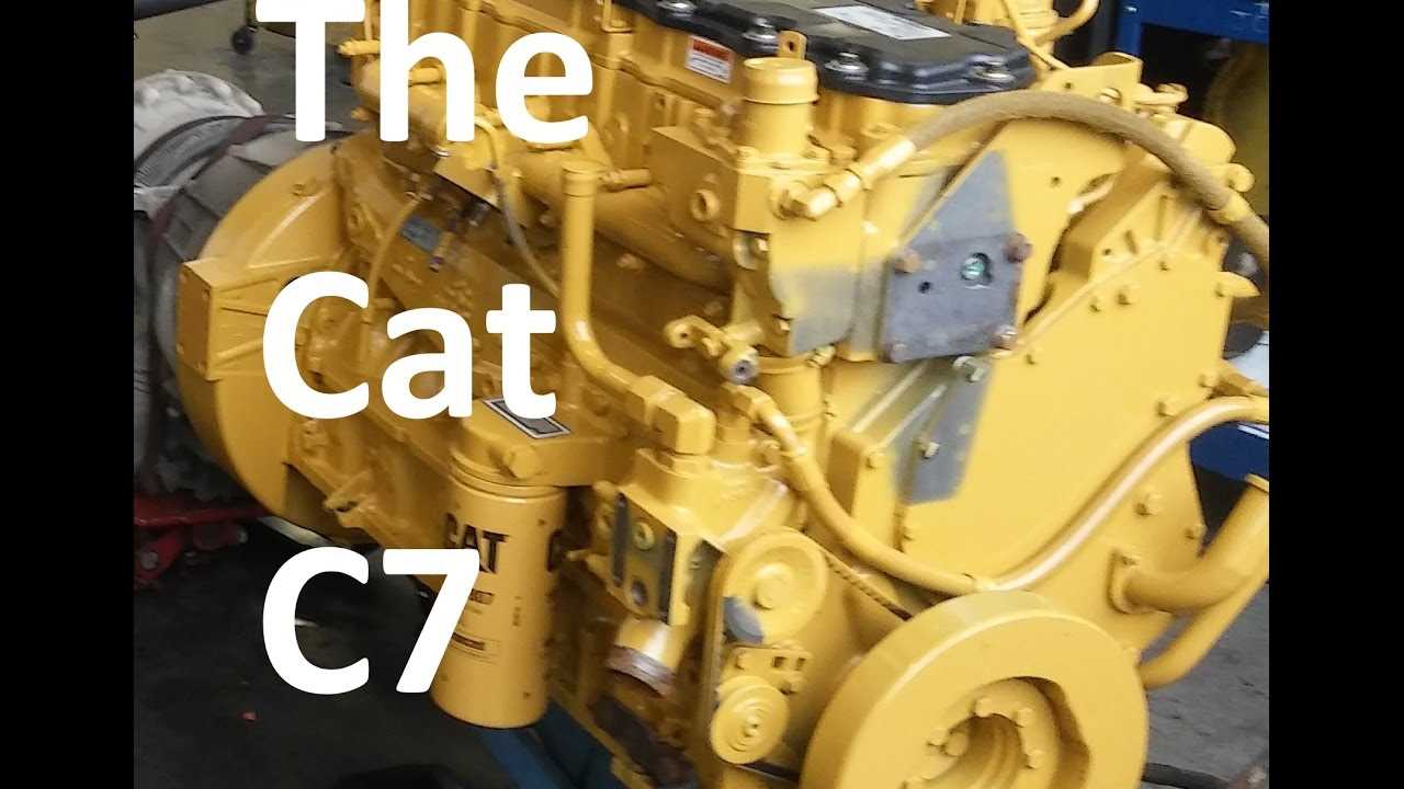 caterpillar c7 engine parts diagram