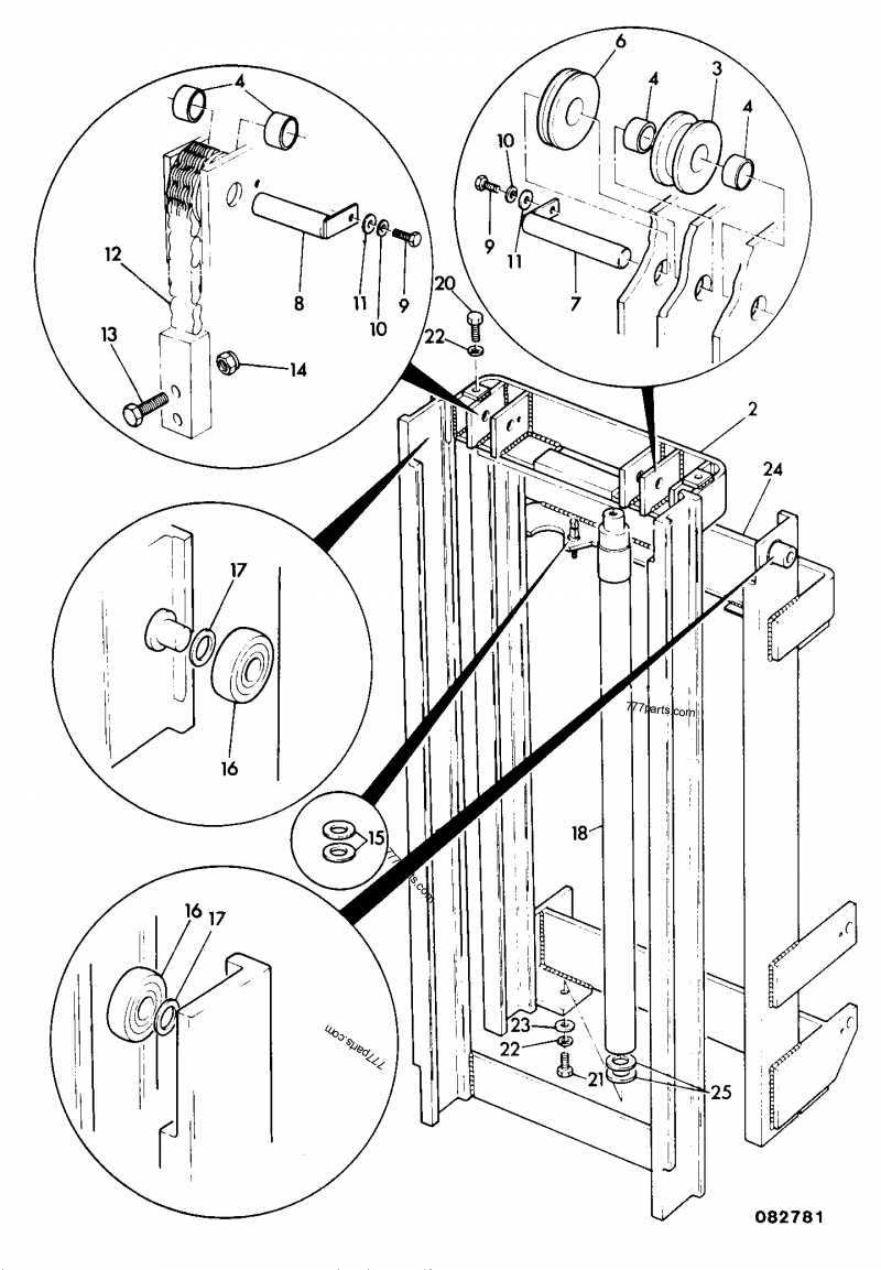 caterpillar forklift parts diagram