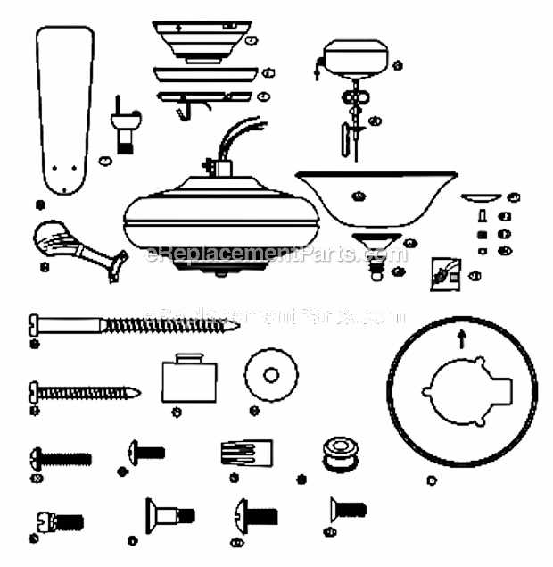 ceiling fan parts diagram